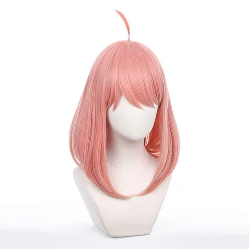 Vista 3 de OSIAS Spy Family Anya Forger - Peluca de cosplay para mujer y niña