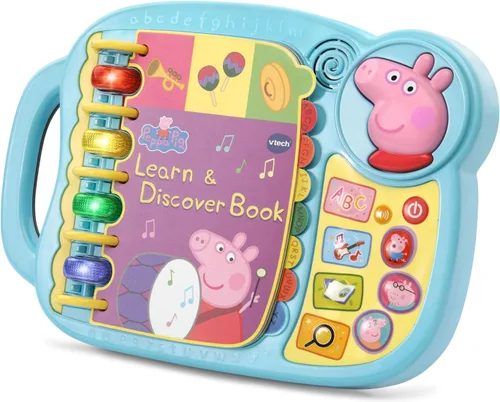 Vista 2 de VTech Peppa Pig - Libro de aprendizaje y descubrimiento, color azul