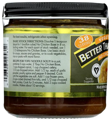 Vista 6 de Better Than Bouillon - Sazonador vegetariano sin base de pollo, 8 onzas