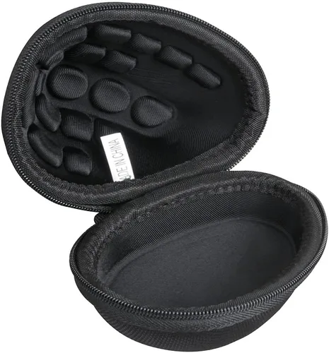 Vista 3 de Funda de viaje rígida Hermitshell para ratón vertical ergonómico Logitech Lift (Negro, Funda para ratón para diestros)