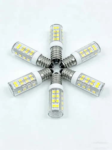 Vista 7 de Bombilla de base europea E14 E14, lámpara turca de repuesto regulable equivalente a 4 W, bombilla incandescente de 40 W, CA 110 V-130 V blanco