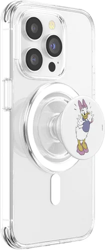 Vista 3 de Disney Mickey y sus amigos Daisy Duck Surprised Retrato PopSockets MagSafe PopGrip para iPhone