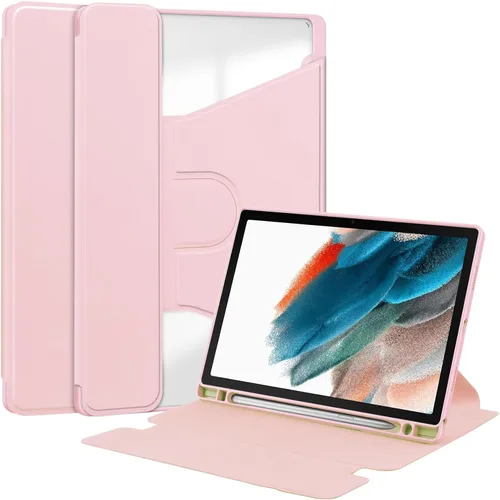 Vista 12 de Funda de tableta para Samsung Galaxy Tab A8 10.5 X200 X205 X207 (versión 2022), ligera funda de cuero con soporte folio de 360 grados compatible