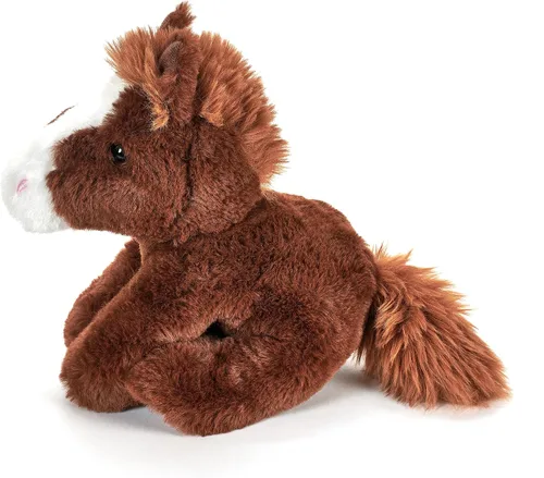 Vista 3 de The Petting Zoo - Peluche de caballo flácido, juguete de peluche para niños, animales salvajes Wild Onez, juguete de peluche de caballo 8 pulgadas