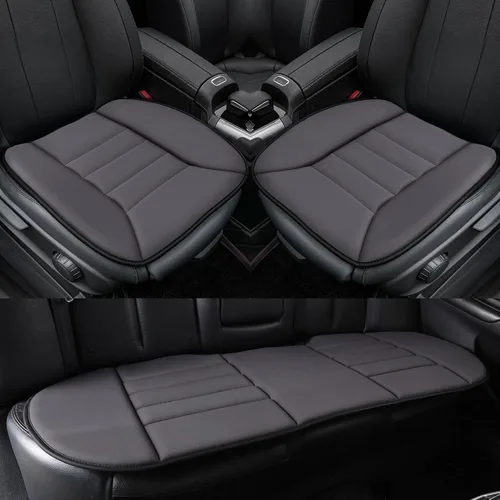 Vista 13 de kingphenix Cojín de asiento de coche con espuma viscoelástica de 1.2 pulgadas, cojín de asiento para coche y silla de oficina (negro)