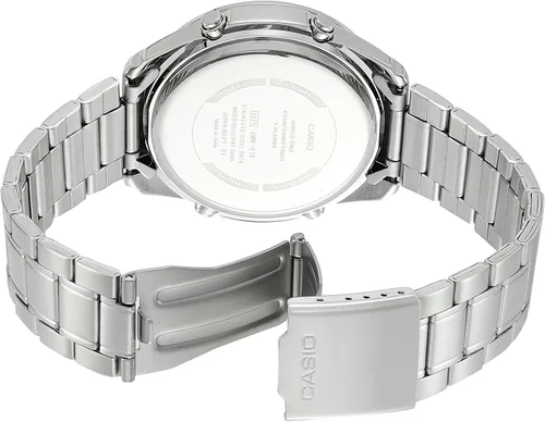 Vista 2 de Casio AMW810D-1AV Reloj de acero inoxidable con esfera activa para hombre, Moderno