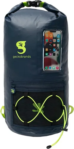 Vista 7 de Geckobrands Hydroner 20L Mochila impermeable Geckoflage océano