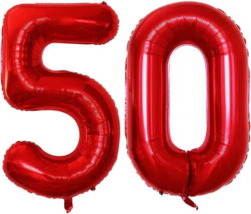 Vista 184 de Goer, conjunto de globos de papel aluminio para decoraciones de cumpleaños, globos de las letras de feliz cumpleaños y de números Oro
