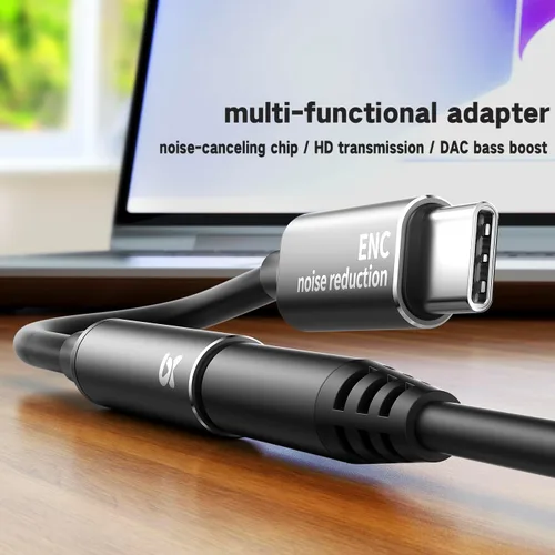 Vista 5 de Auriculares intrauditivos dinámicos de graves profundos, cancelación de ruido, auriculares con cable con doble controlador, refuerzo de graves