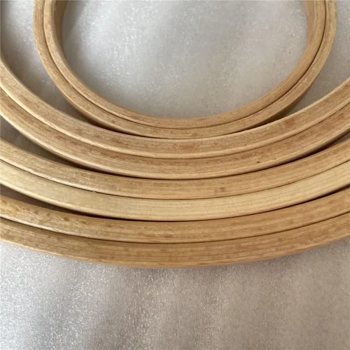 Vista 4 de Juego de 4 aros redondos de madera para bordar, marco de bordado de haya, de 3 a 9 pulgadas, aro de punto de cruz, aros de marco de madera, kits