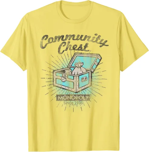Vista 23 de Monopoly Camiseta Community Chest, gris, S Gris Oscuro