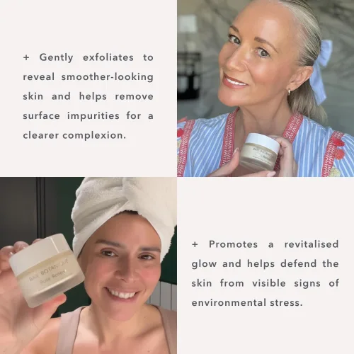 Vista 8 de Baie Botanique Crema facial orgánica e hidratante facial natural – Crema antienvejecimiento para mujeres y hombres con agua de rosas, rosa mosqueta