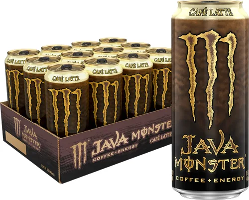 Vista 6 de Monster Energy - Paquete variado de café y bebida energética Java Monster, Java Monster Mean Bean, Java Monster Loca Moca, Java Monster Salted