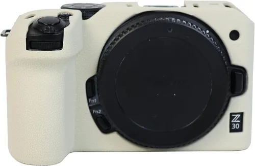 Vista 9 de TUYUNG Z30 - Funda protectora de silicona para cámara Nikon Z30, color verde militar