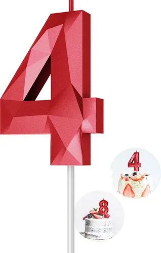 Vista 139 de Velas de cumpleaños con números (0 velas negras), forma de diamante 3D, decoración de pastel de feliz cumpleaños para niños y hombres, cumpleaños