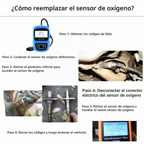 Vista 7 de Sensor de oxígeno ascendente 213-4699 para Chevrolet Cruze Sonic 1.8L L4 55572215 2012-2018