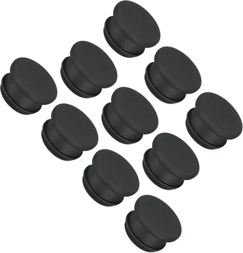 Vista 40 de MECCANIXITY Tapones de silicona con bloqueo de clic para cubrir agujeros de panel, sello de panel de goma tipo empotrado redondo para antepechos