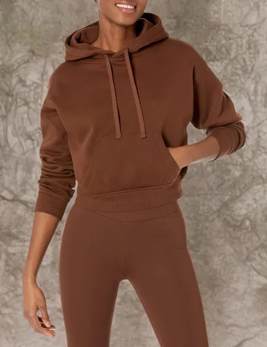 Vista 8 de Tienda Essentials Sudaderas con capucha para mujer, sudadera corta (disponible en tallas extragrandes)