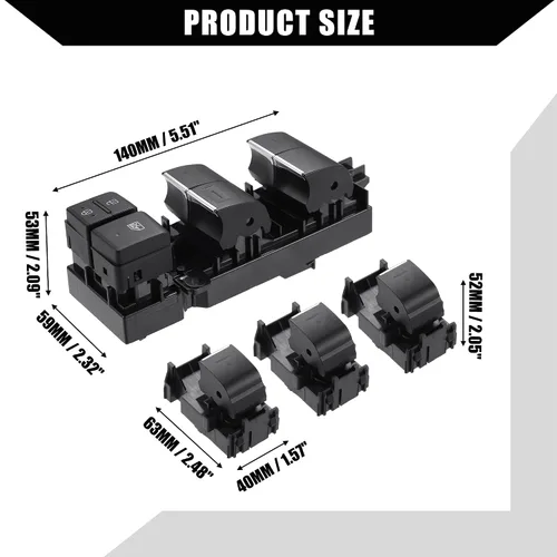 Vista 5 de NO.84040-02180/84040-0R020/84040-F4060 / Interruptor de ventana de coche para Toyota RAV4 XA50 2019-2021 para Toyota C-HR