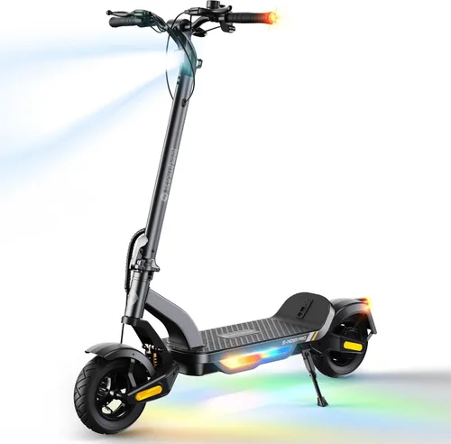 Vista 10 de isinwheel Scooter eléctrico S9 S9 Pro, 19 MPH, 350W, plegable S9Pro Negro