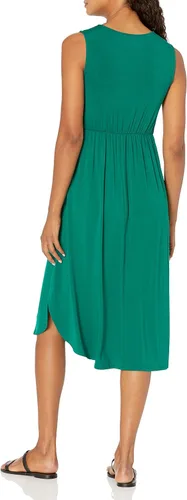 Vista 2 de Daily Ritual Vestido midi sin mangas para mujer