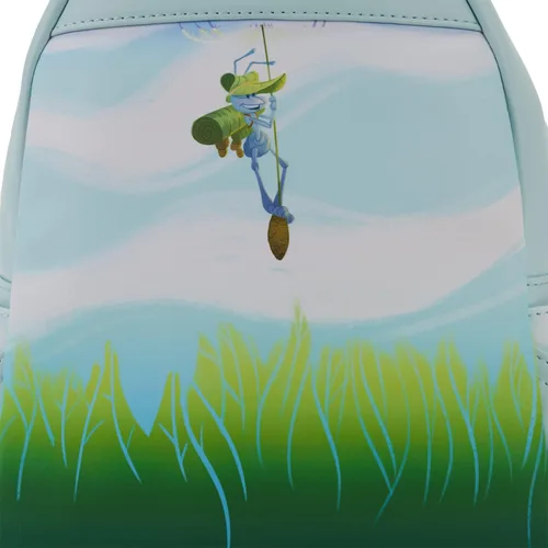 Vista 4 de Loungefly Disney Pixar A Bugs Life Earth Day - Bolso de hombro para mujer con doble correa, Multi, talla única