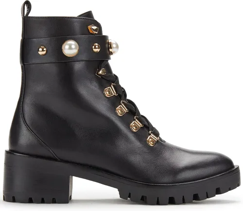 Vista 5 de Karl Lagerfeld Paris Botín para mujer Perry, Oro