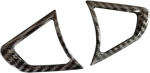 Vista 4 de 3 piezas de cubierta de volante de fibra de carbono para Ford Fusion Mondeo Edge