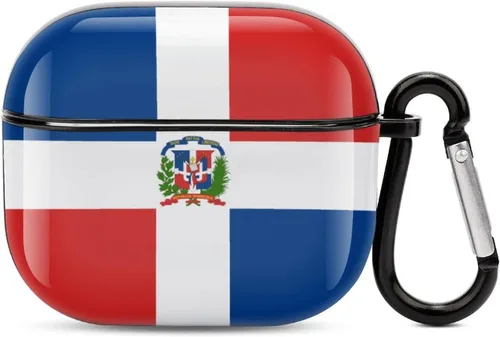 Vista 29 de Lesotho Flag - Funda protectora de cuerpo completo para auriculares Bluetooth para AirPods 3, funda para auriculares con llavero