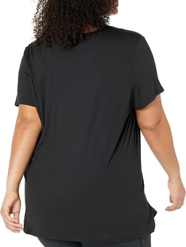 Vista 58 de Amazon Essentials Camiseta de manga corta con cuello redondo para mujer, de secado rápido, para entrenamiento, gimnasio, paquete múltiple