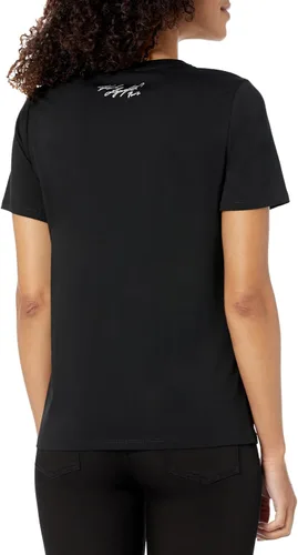 Vista 2 de Karl Lagerfeld Paris Women's Logo Tee Top