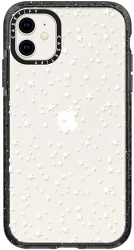 Vista 13 de Funda Impact de CASETiFY para iPhone 11 - Tiempo A Solas de Esther Kim - Negro Claro