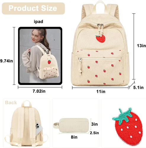 Vista 2 de Mini mochila para niñas resistente al agua pequeña mochila bolso de hombro para mujeres adultos niños viaje escolar