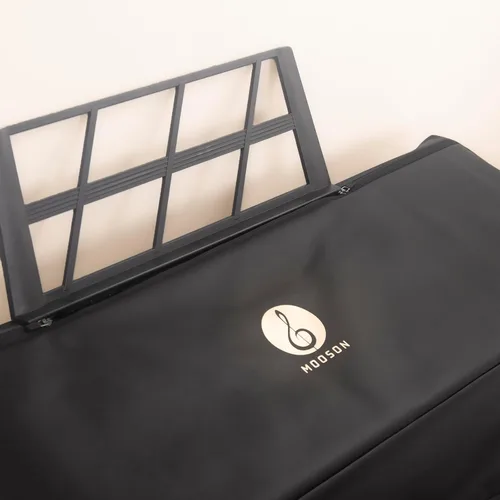 Vista 6 de Funda para teclado de 61 teclas, impermeable, a prueba de polvo, con forro polar, apta para mascotas, diseño de doble cremallera, apto para Yamaha