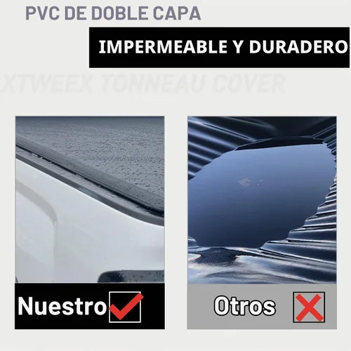 Vista 9 de Cubierta enrollable suave para Ford F-150 2004-2026 de 5.5 pies Soft Roll Up Negro mate