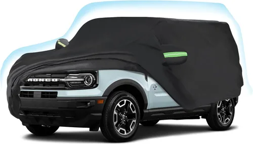 Vista 56 de Proadsy - Funda de automóvil de ajuste personalizado para Ford Bronco 2021 Bloqueo UV impermeable con forro suave que evita fugas y arañazos.