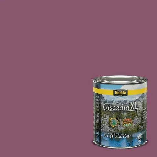 Vista 134 de Rodda Paint CASCADIA ZERO - Pintura plana e imprimación para interiores en uno, cuarto de galón, rosa Mullen