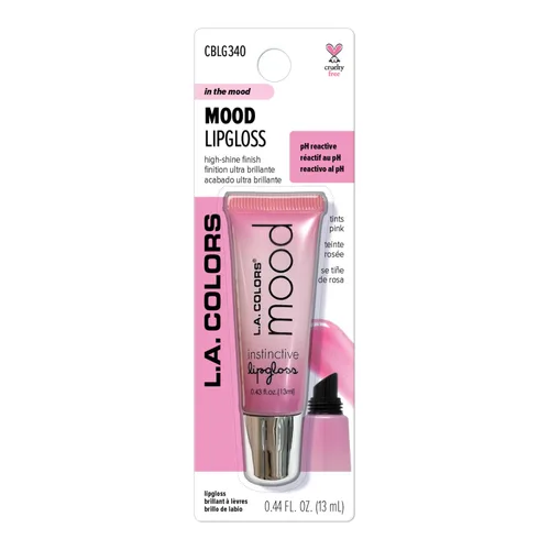 Vista 2 de L.A. COLORS Brillo Labial In The Mood, 0.43 onzas (CBLG340)