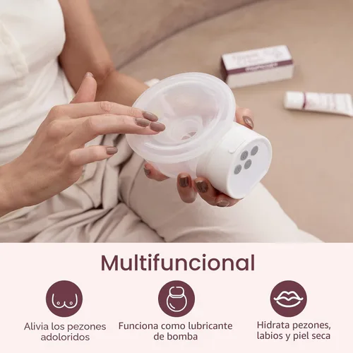 Vista 6 de Momcozy Crema para pezones segura para la lactancia, ingredientes a base de plantas, bálsamo para pezones sin lanolina, crema calmante, esenciales