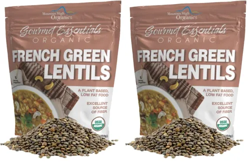Vista 7 de Mountain High Organics Lentejas verdes francesas bolsa de 25 libras, 25 libras
