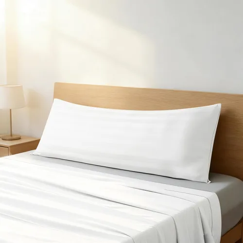 Vista 31 de Juego de 2 protectores de almohada 100% algodón egipcio, 600 hilos tamaño estándar con cremallera, fundas refrescantes de tejido satinado, Beige