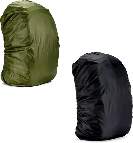 Vista 6 de Funda impermeable para mochila (30 L-100 L) para senderismo, escalada y viajes