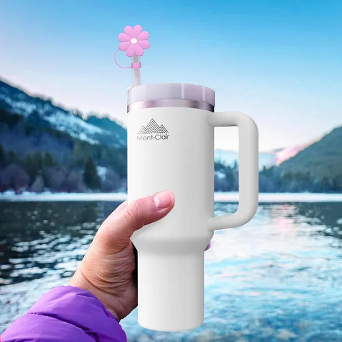 Vista 6 de Tapas de paja, paquete de 9 fundas de silicona para vasos y botellas