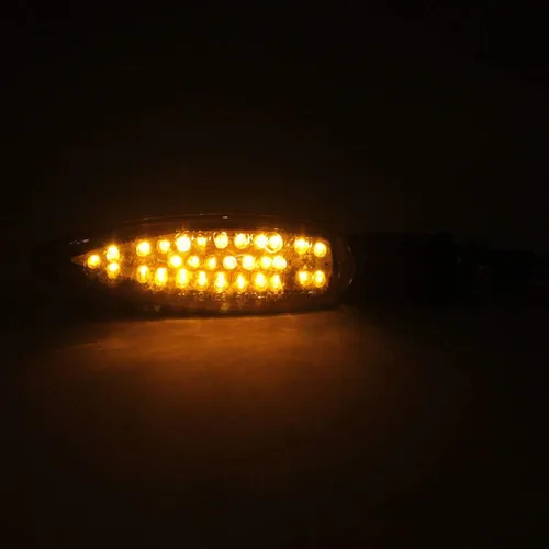 Vista 3 de Indicadores intermitentes LED negros compatibles para Suzuki Vstrom 650 2019