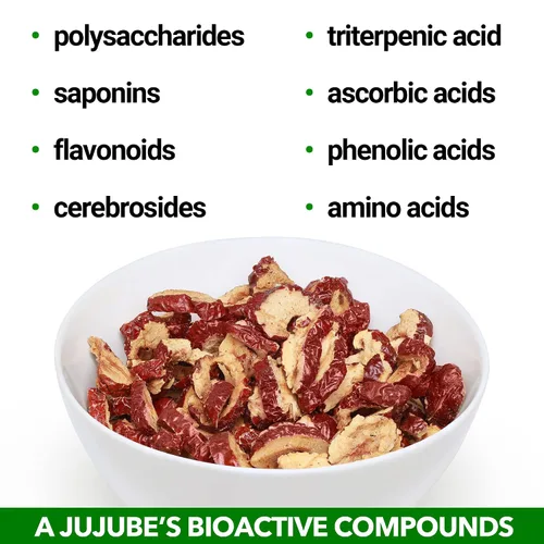Vista 9 de Producto orgánico de azufaifo puro cultivado en California USDA JUJUME Crisps Chips de azufaifo dulce Cero azúcar añadido o conservantes