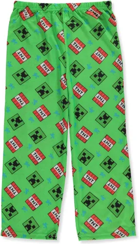 Vista 4 de Minecraft Conjunto de pijama de algodón para niños