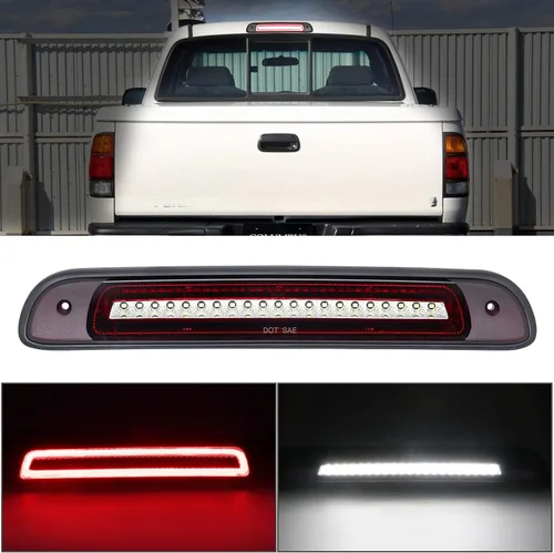 Vista 10 de R&F Auto Luz de freno LED estroboscópica de tercera con lente ahumada de repuesto para Tacoma 2016-2023 Limited SR SR5 TRD Off-Road TRD Pro