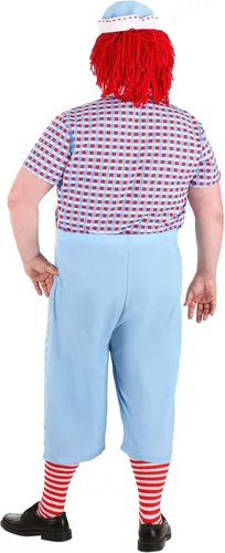 Vista 4 de Disfraz de Raggedy Andy para hombre de talla grande