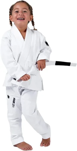 Vista 7 de Kingz - Kimono brasileño Jiu Jitsu Gi Juvenil ligero duradero IBJJF Legal Tejido de perlas de 13.23ozm BJJ para niños y niñas Kore