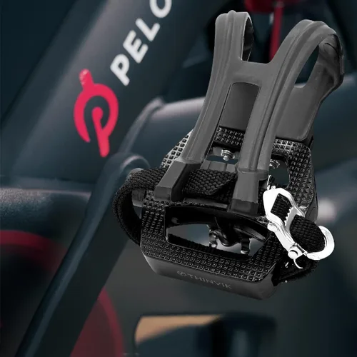 Vista 4 de Thinvik Pedales SPD para bicicleta de spin, compatible con Shimano SPD con jaula ajustable para dedos de 9/16 pulgadas para bicicleta de Negro